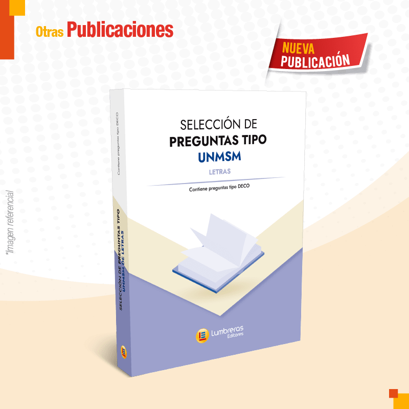 seleccion preguntas tipo unmsm letras deco