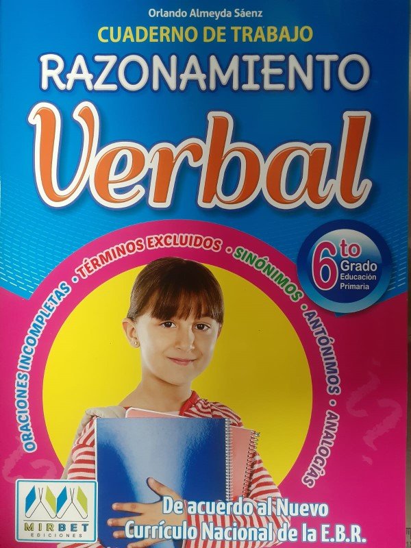 Razonamiento Verbal 6to Grado - Mirbet