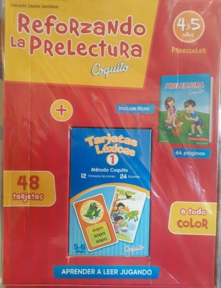 Pack Reforzando la Prelectura 4 y 5 años Coquito