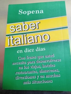 Sopena Saber Italiano en diez días | Sopena
