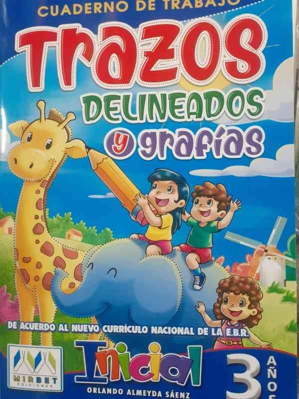 Trazos. Delineados y grafías 3 años| Mirbet