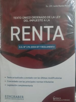 T.U.O de la Ley del Impuesto a la Renta