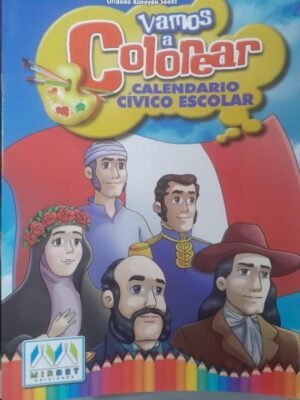 Vamos a colorear calendario cívico escolar| Mirbet