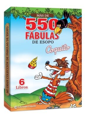 Pack Fábulas de Esopo Coquito (Caja 6 libros). 550 Fábulas