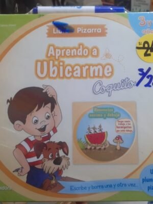 Libro Pizarra Aprendo a ubicarme | Coquito