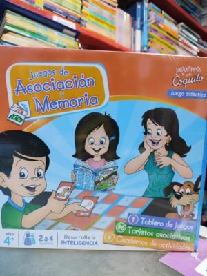 Juegos de asociación y memoria. Juego didáctico Coquito