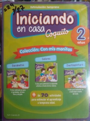Pack Iniciando en Casa 2 años (Caja de 3 libros) | Coquito