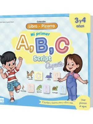 Libro Pizarra Mi primer A,B,C Script| Coquito