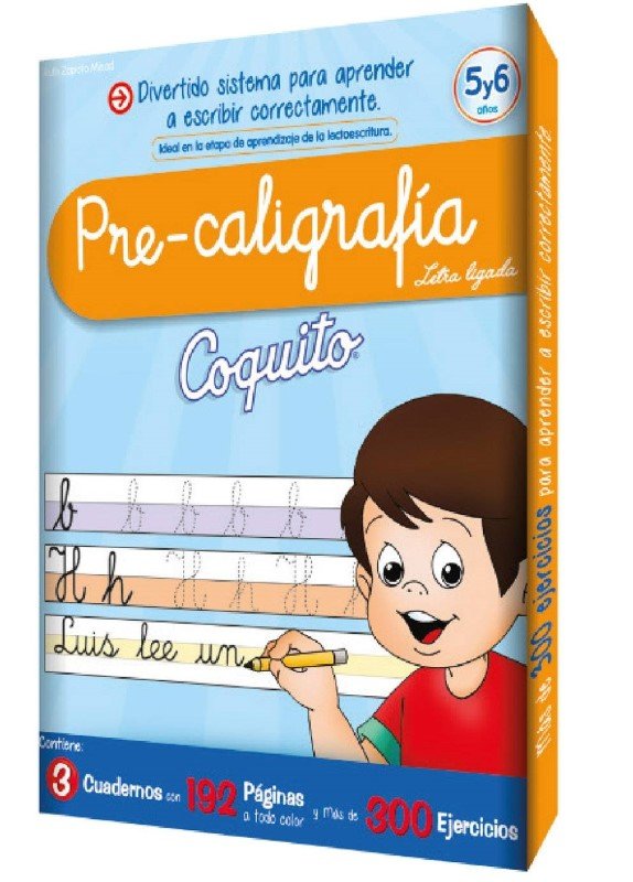 Pack Pre Caligrafía (Caja de 3 libros) | Coquito