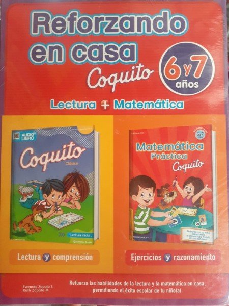 PACK REFORZANDO EN CASA 3 años Coquito (Caja de 4 Libros) - Coquito
