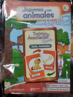 Tarjetas de asociación 2 con animales | Coquito