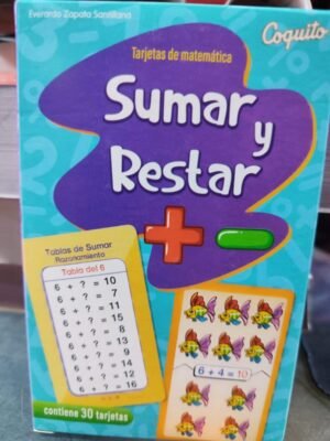 Tarjetas Léxicas de Matemática Suma y resta Coquito