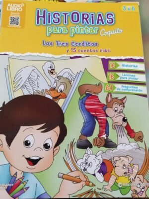 Historias Para Pintar Los 3 Cerditos | Coquito