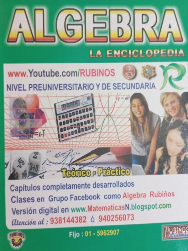 algebra Rubiños con 1 DVD