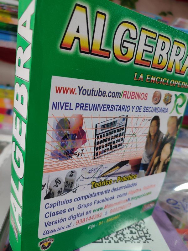 Álgebra Rubiños La Encilopedia con 1 DVD