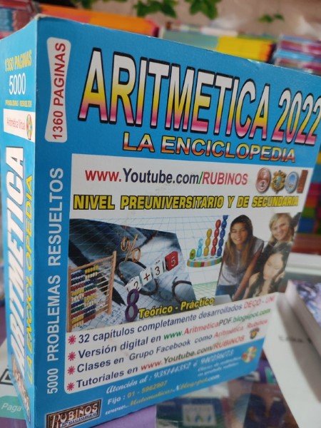 Aritmética Rubiños 2022