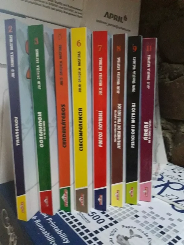 Colección de Geometría de Julio Orihuela (8 Libros) | Cuzcano