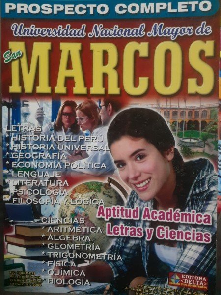 Prospecto completo de San Marcos (Letras y Ciencias)