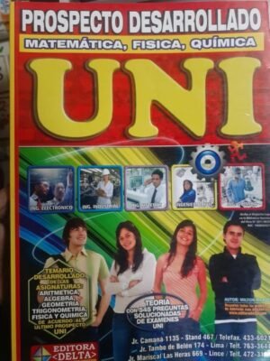Prospecto desarrollado de la UNI Matemática, Física y Química