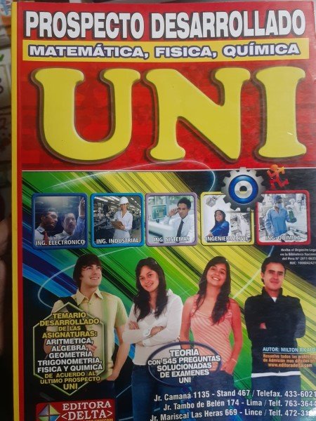 Prospecto desarrollado de la UNI