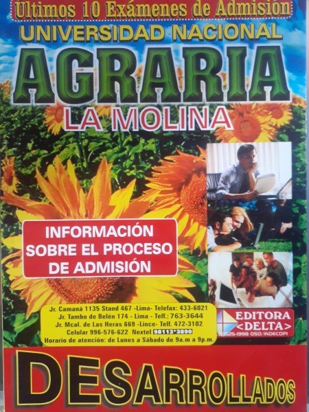 10 exámenes de la UNALM Agraria