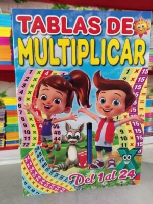 Tablas de multiplicar - Cartilla Anyarin