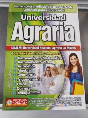 Temario desarrollado del prospecto de admisión de UNALM Agraria