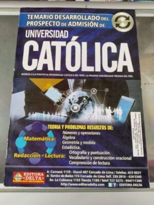 Temario Universidad Católica PUCP