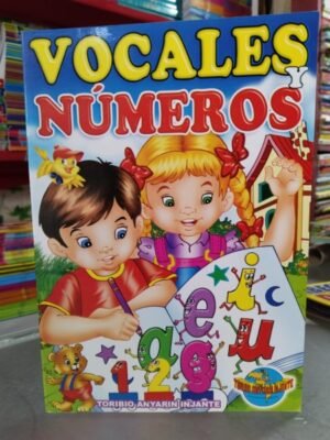 Vocales y números - Cartilla Anyarin