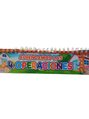 Cards anillados de Aprendamos las 4 operaciones | Cottbell