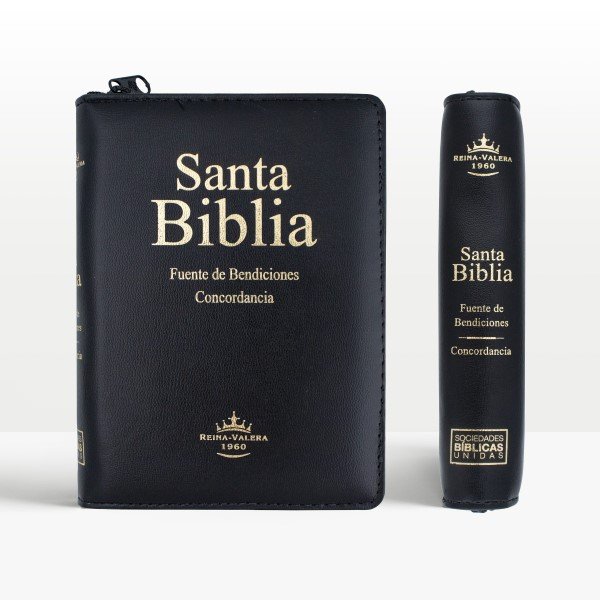 Santa biblia con cierre mediano 7898521818210