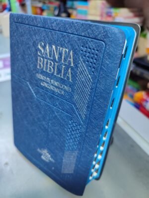 Santa biblia juvenil azul