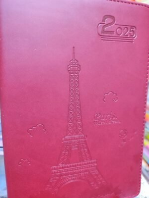 Agenda 2025 rojo diseño paris