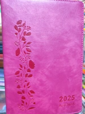 Agenda 2025 fucsia diseño rosas