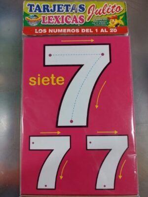 Los números del 1 al 20 - Tarjetas Léxicas