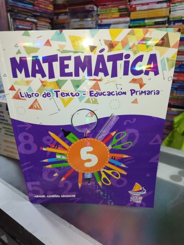 matematica coveñas 5to arca de papel libro
