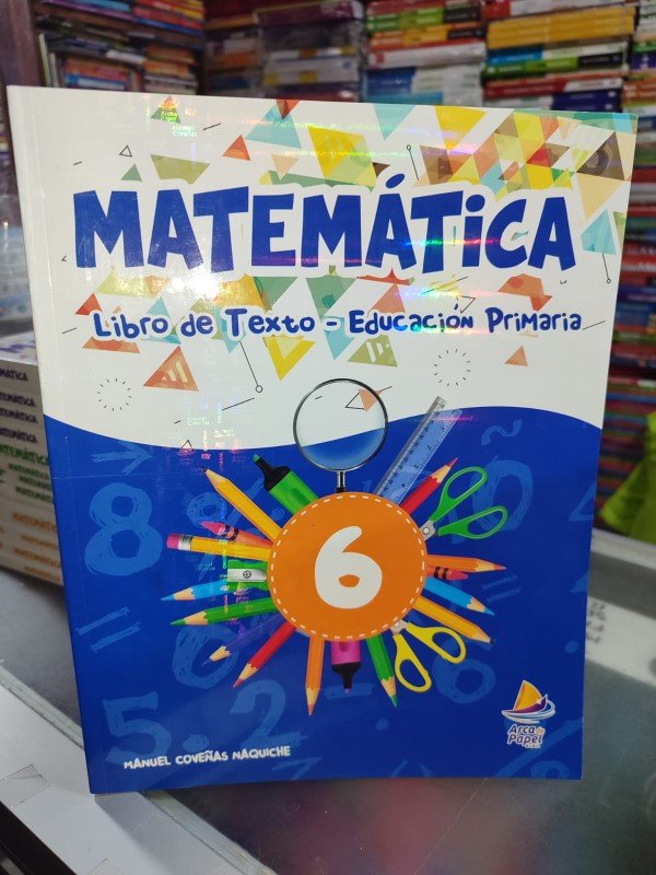 matematica coveñas 6to arca de papel libro