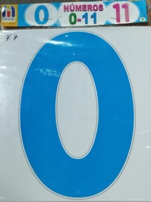 Números del 0-11- Tarjetas Léxicas grande Mifabe