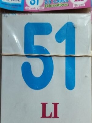 Números Naturales y Romanos 3 - Tarjetas Léxicas Mifabe