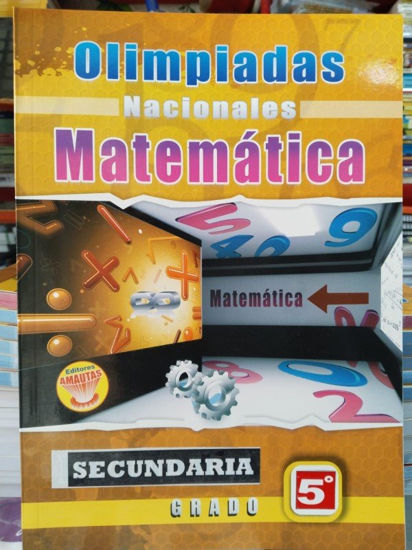 Olimpiadas matemáticas Secundaria 5to grado A4
