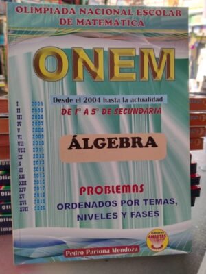 ONEM por cursos Álgebra Secundaria