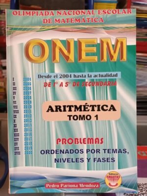 ONEM por cursos Aritmética tomo 1 Secundaria