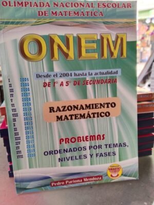 ONEM por cursos Razonamiento Matemático Secundaria