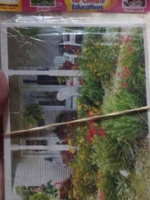 Partes de la casa. Español-Inglés - Tarjetas Léxicas Mifabe