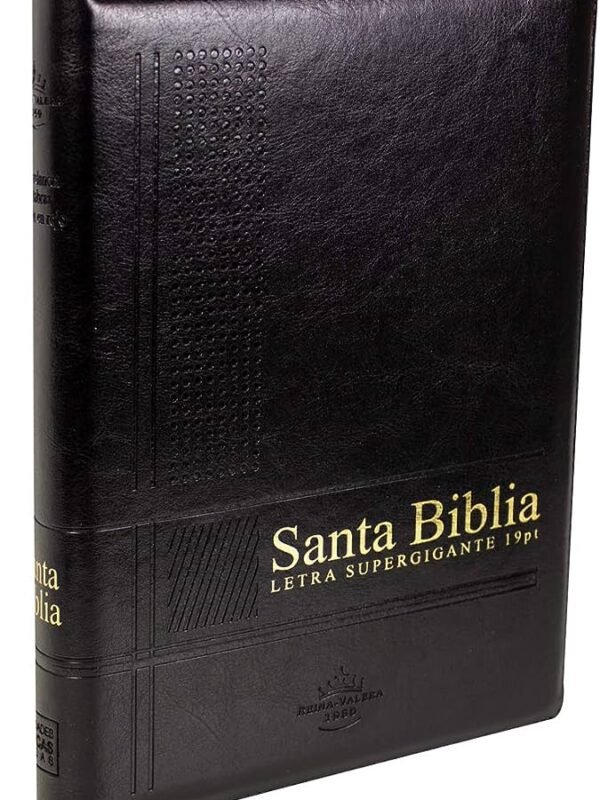 Santa biblia letra super gigante 19pt con estuche