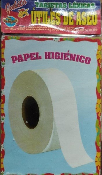 Útiles de Aseo - Tarjetas Léxicas