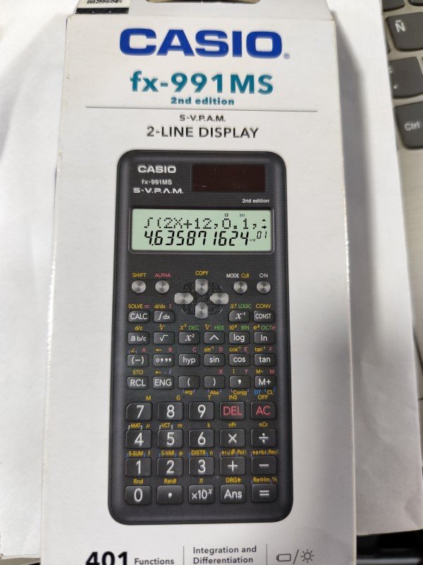 calculadora cientifica fx-991 MS