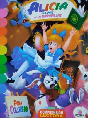 Alicia en el país de las maravillas - Coloreo A4 CB