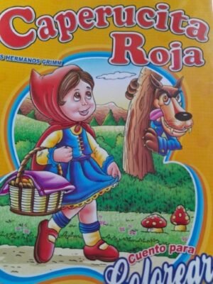 Caperucita roja - Cuento coloreo A4 | Chirre