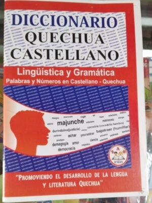 Folleto de diccionario Quechua - Castellano
